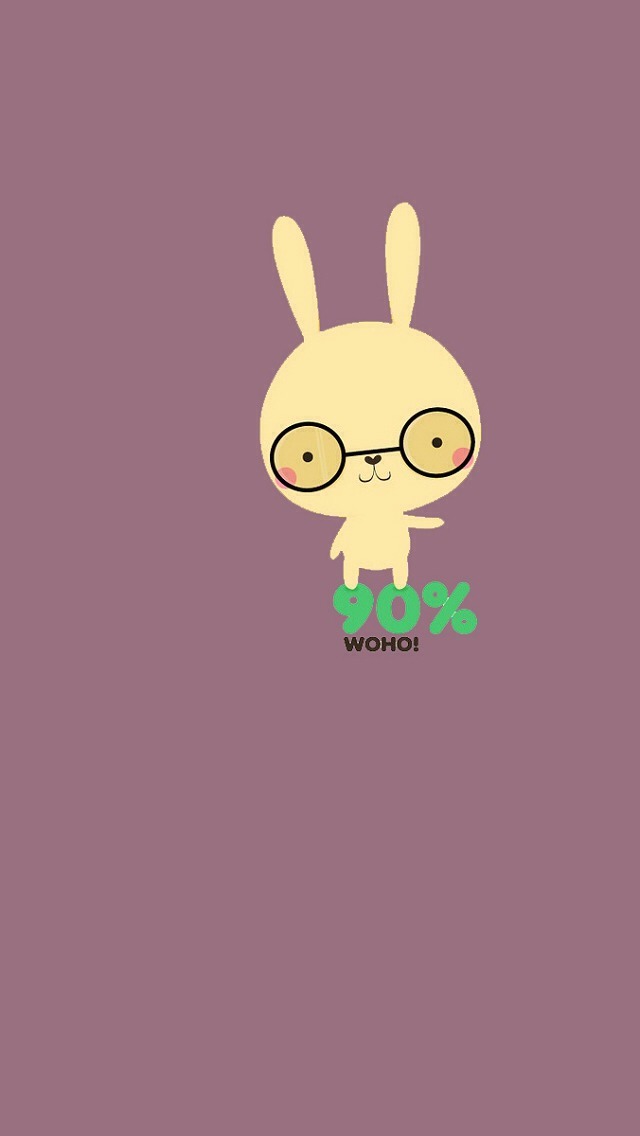 Small Yellow Cartoon Bunny - Wallpaper , HD Wallpaper & Backgrounds