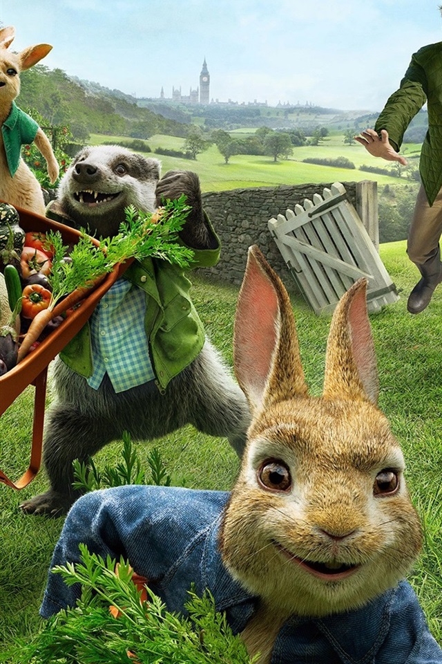 Rabbit Wallpaper Iphone - Peter Rabbit 2 , HD Wallpaper & Backgrounds