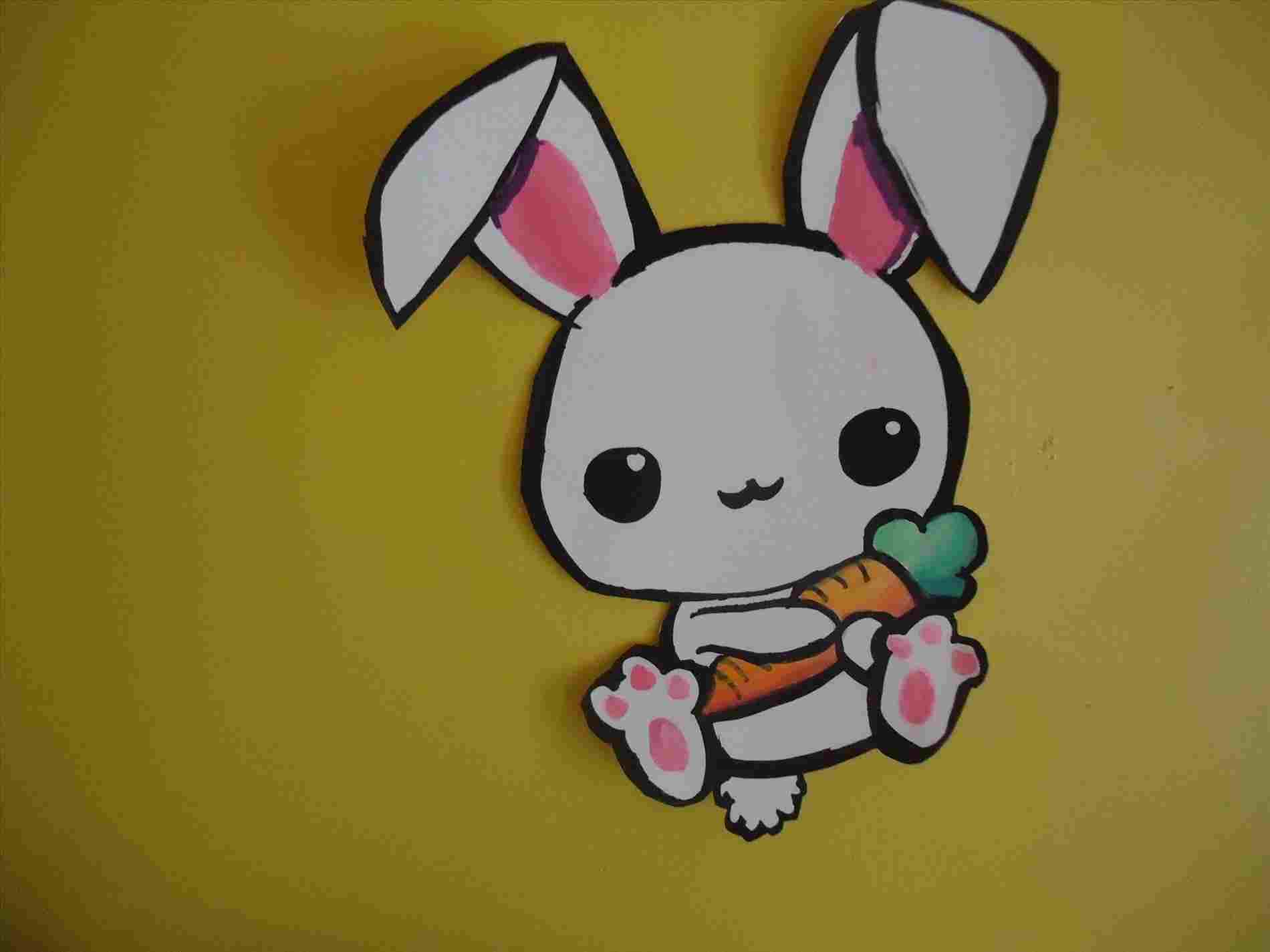 Download - Easy To Draw Cute Bunny , HD Wallpaper & Backgrounds
