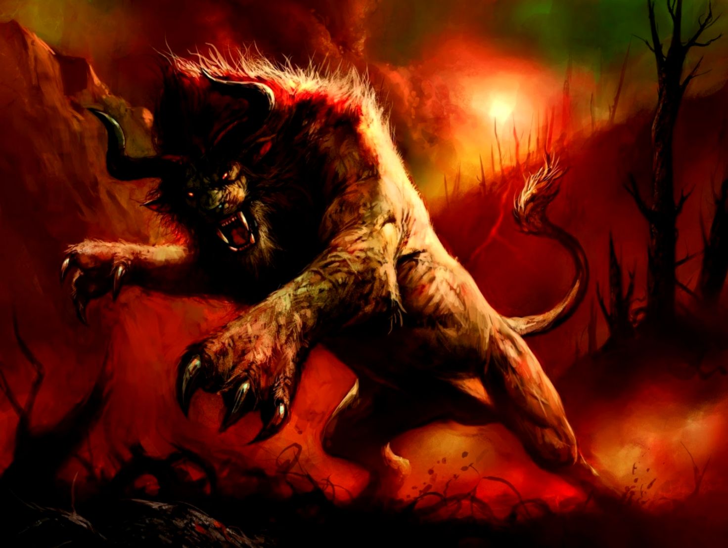 Free Pictures Angry Lions Wallpapers Download - Wow Feral Druid Art , HD Wallpaper & Backgrounds