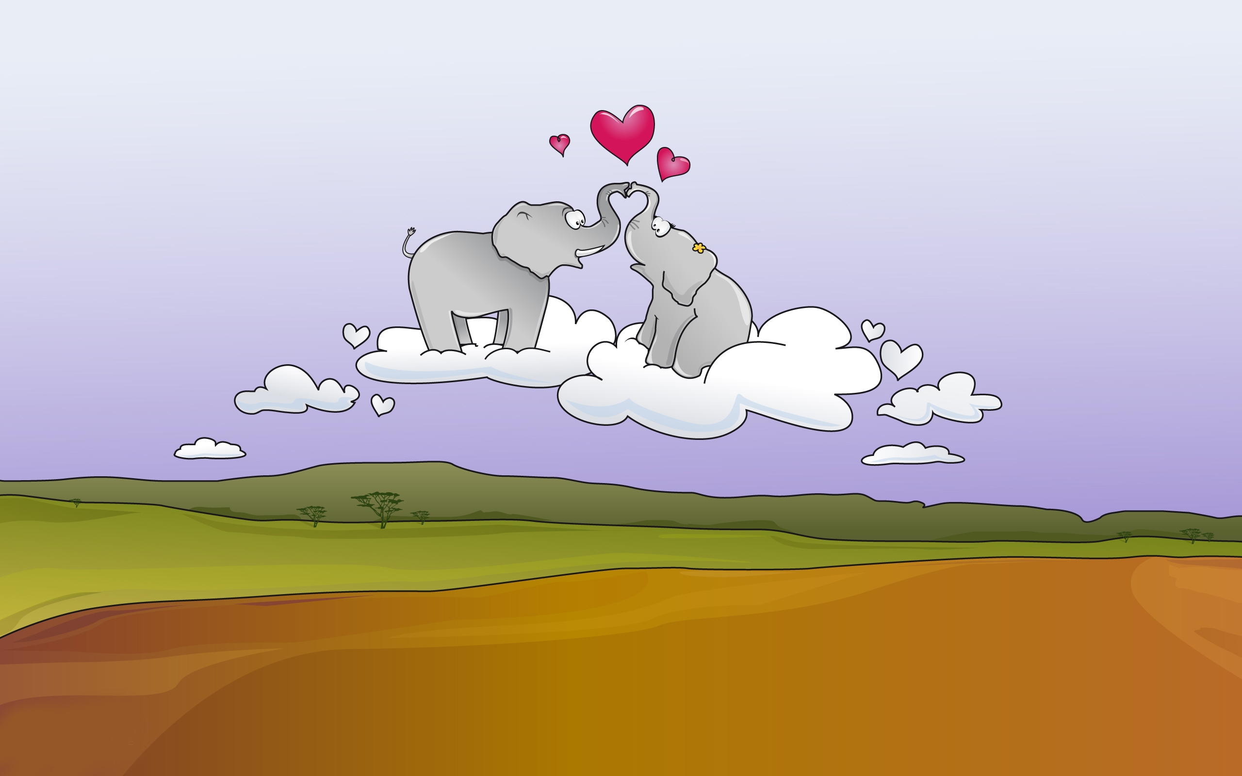 Illustration, Heart, Cloud, Water, Cartoon Wallpaper - Fondos De Pantalla Elefante Buda , HD Wallpaper & Backgrounds