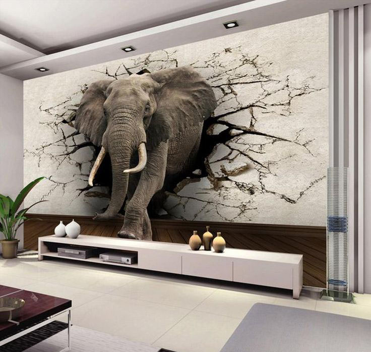 Elephant Wallpaper - Elephant Wall Mural , HD Wallpaper & Backgrounds