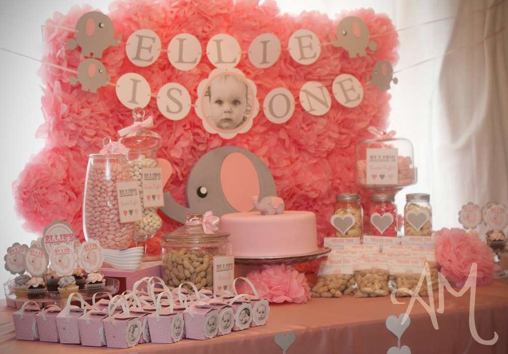 Pink Elephant Flowers 34 Desktop Wallpaper - Cake Decorating , HD Wallpaper & Backgrounds