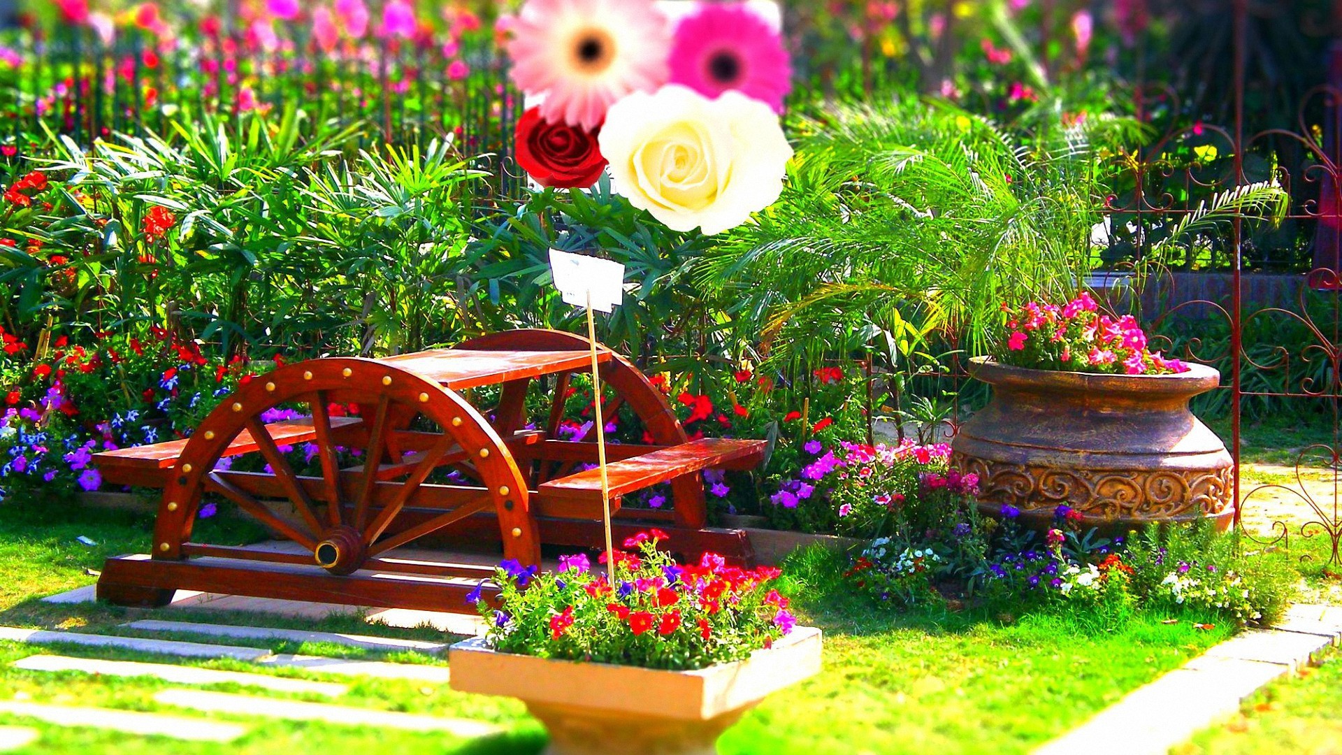 Full Size Of Garden Ideas - Latest Wallpapers Of Flowers , HD Wallpaper & Backgrounds