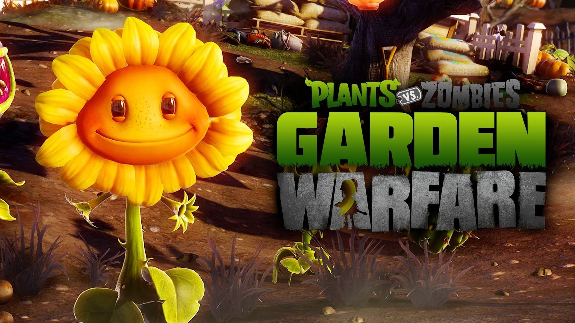 Plants Vs Zombies Garden - Sunflower Plants Vs Zombies Garden Warfare 2 , HD Wallpaper & Backgrounds