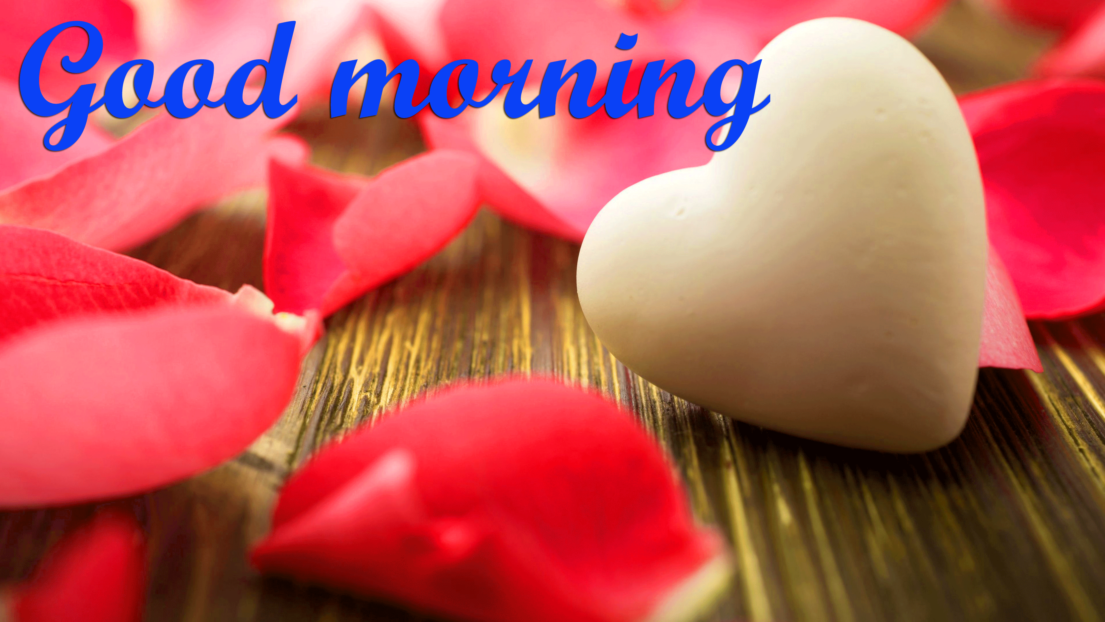 Good Morning Wishes With Heart Wallpaper Pictures Pics - Good Morning Heart Images Hd , HD Wallpaper & Backgrounds