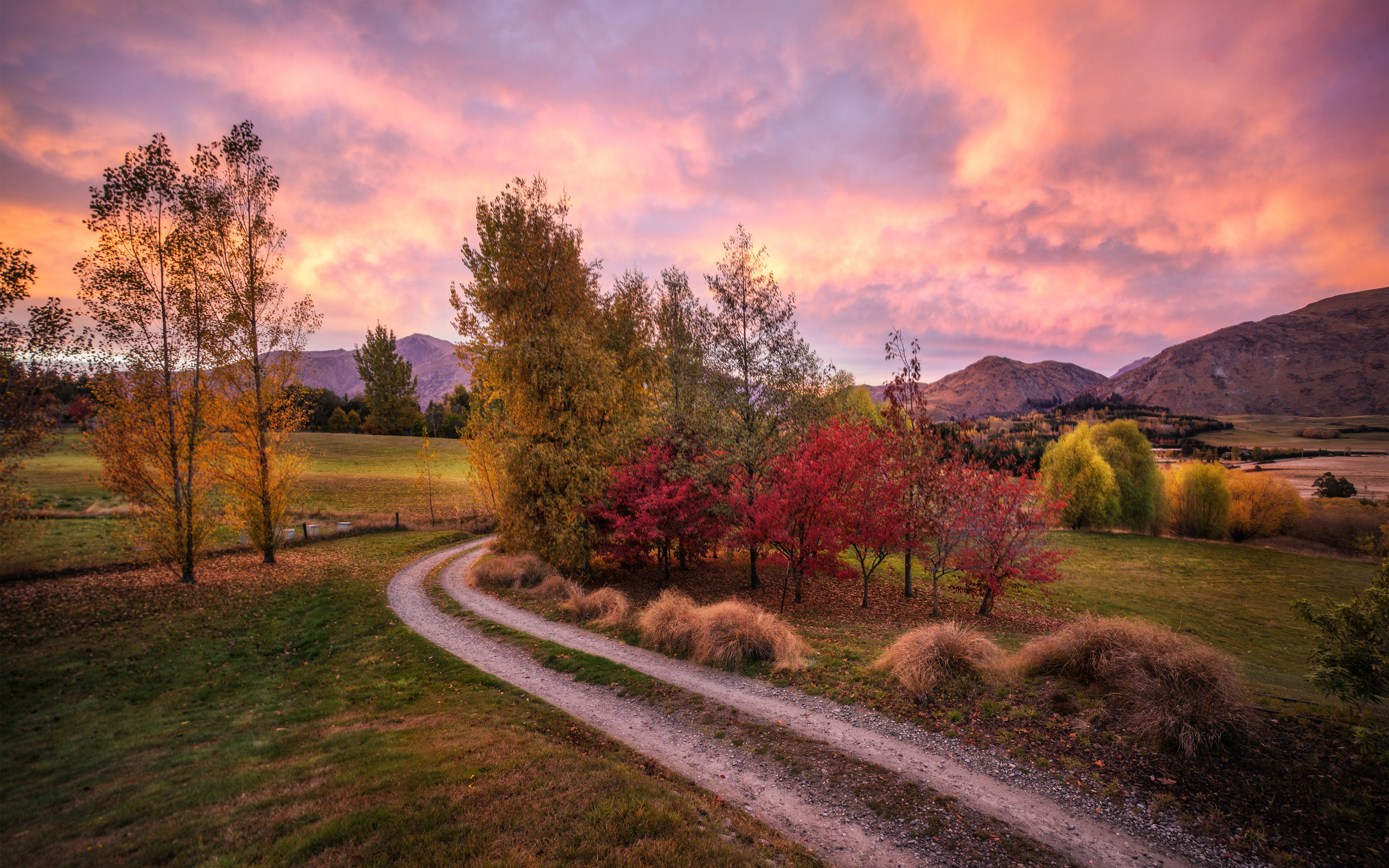 Early Morning In Queenstown, New Zealand, Rustic Landscape, , HD Wallpaper & Backgrounds