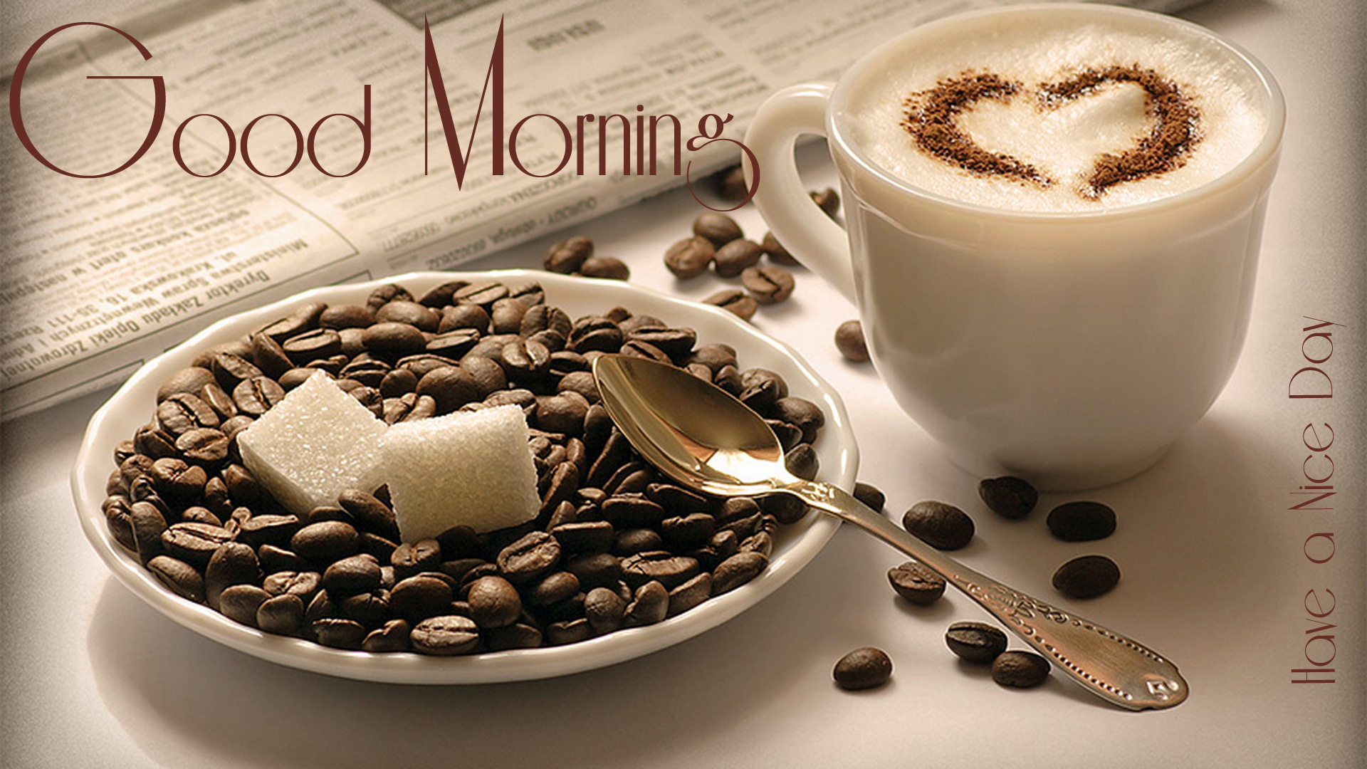 Have A Sweet Day Morning Wishes Good Morning - Good Morning Friends With Coffee , HD Wallpaper & Backgrounds