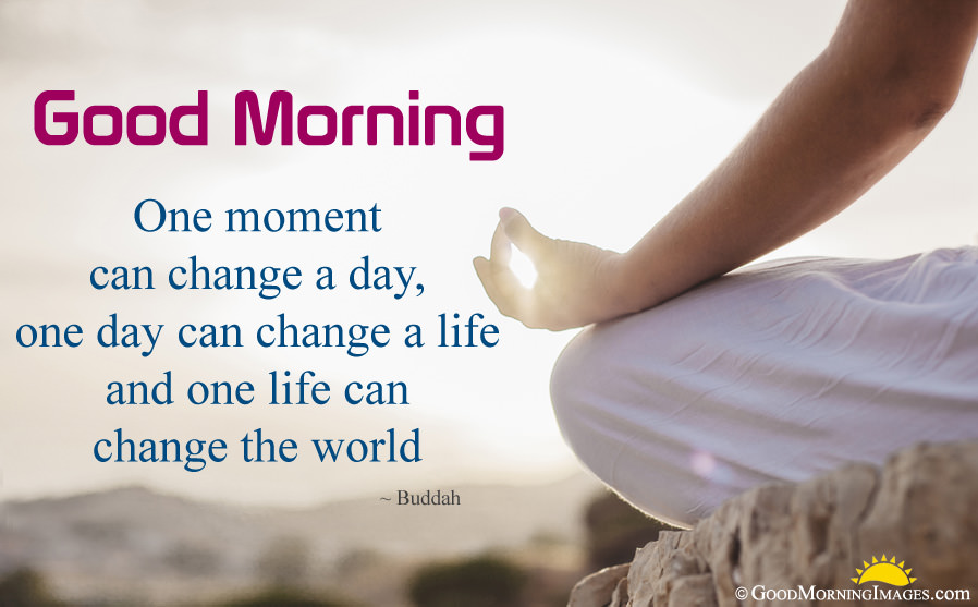 Good Morning Positive Quote On Life With Hd Image Good Morning