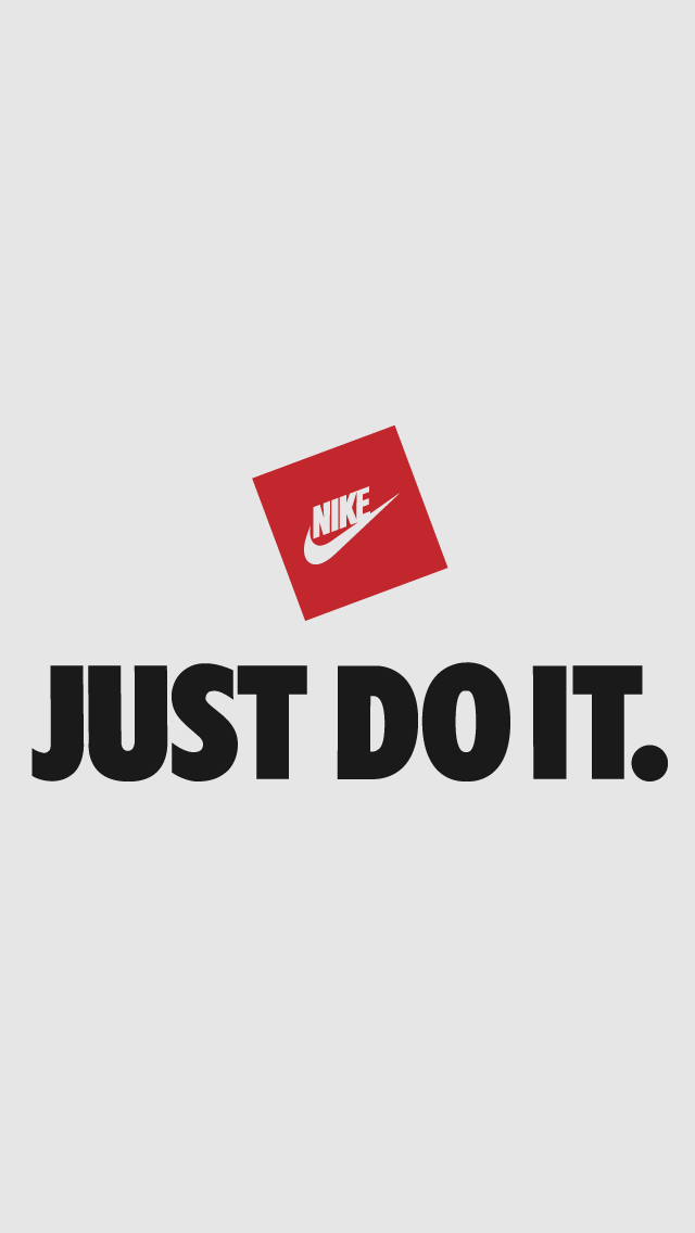 Nike Just Do It White - Nike Just Do It Wallpaper Iphone , HD Wallpaper & Backgrounds