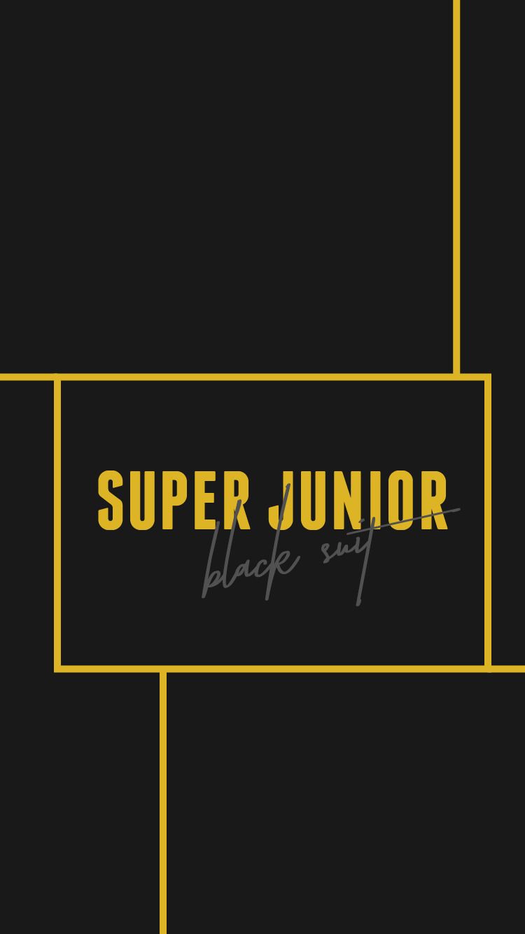 Super Junior Black Suit Lockscreen Wallpaper Kpop Black Suit
