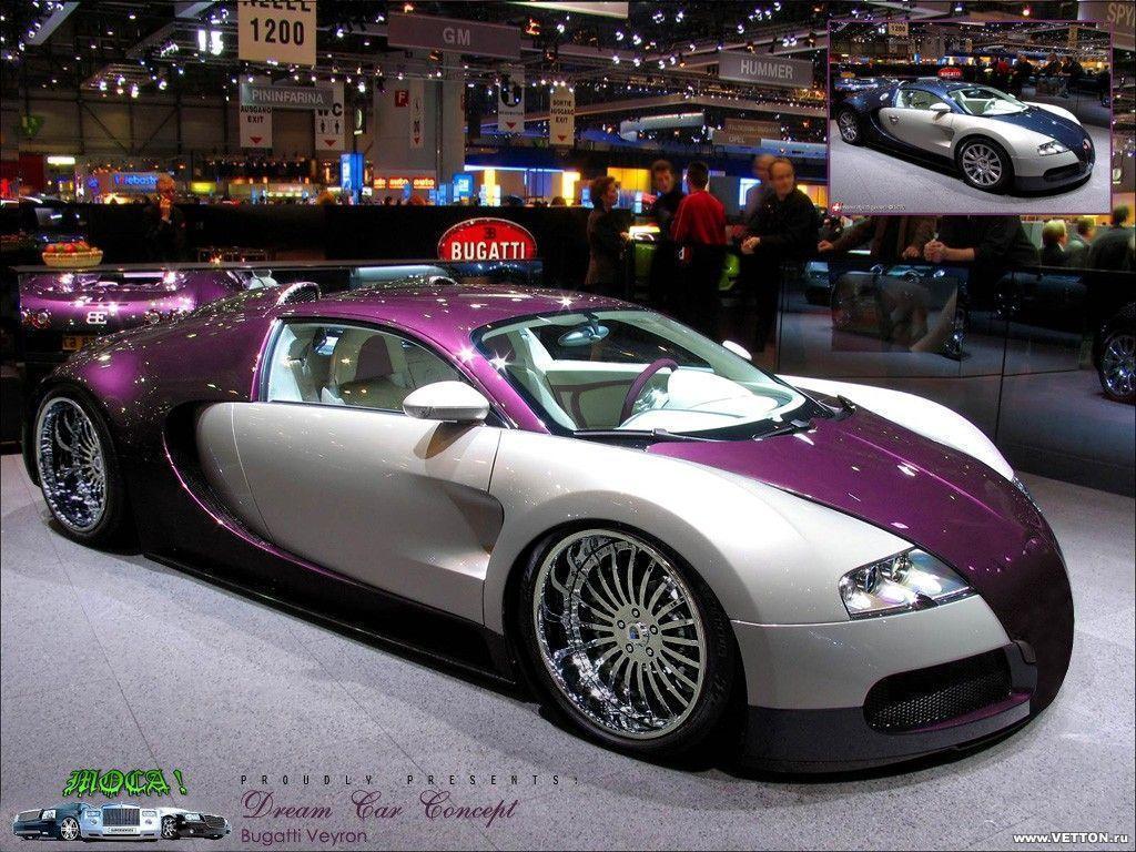 57 Bugatti Wallpaper - White Car With Purple , HD Wallpaper & Backgrounds