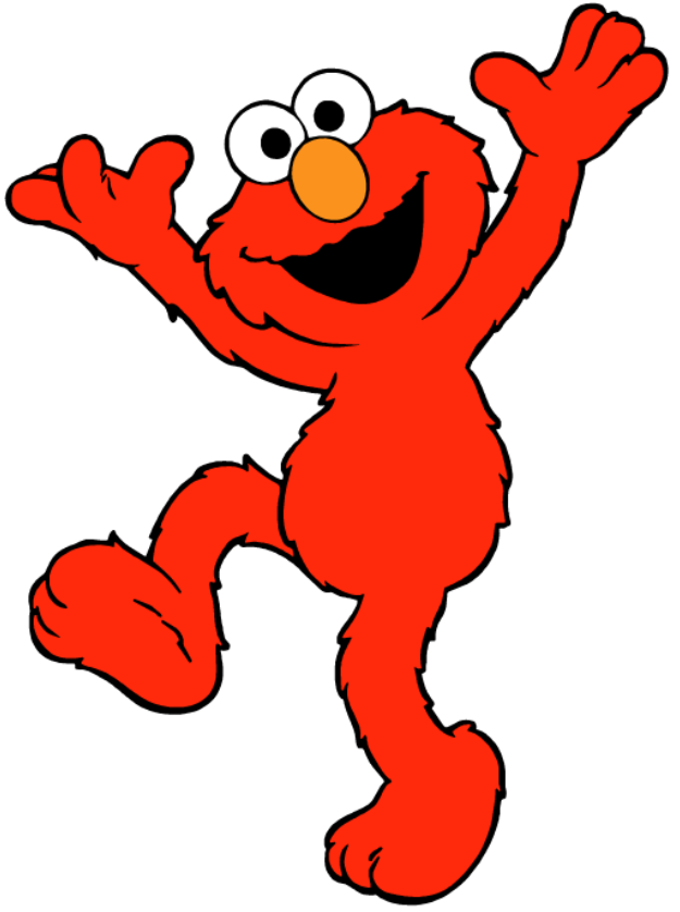 Elmo Clipart Elmo Cut Out Svg Files Pinterest Elmo - Sesame Street Elmo Cartoon , HD Wallpaper & Backgrounds