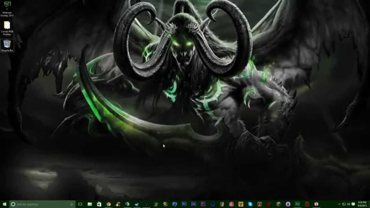 Illidan Animated Desktop Wallpaper - World Of Warcraft Legion , HD Wallpaper & Backgrounds