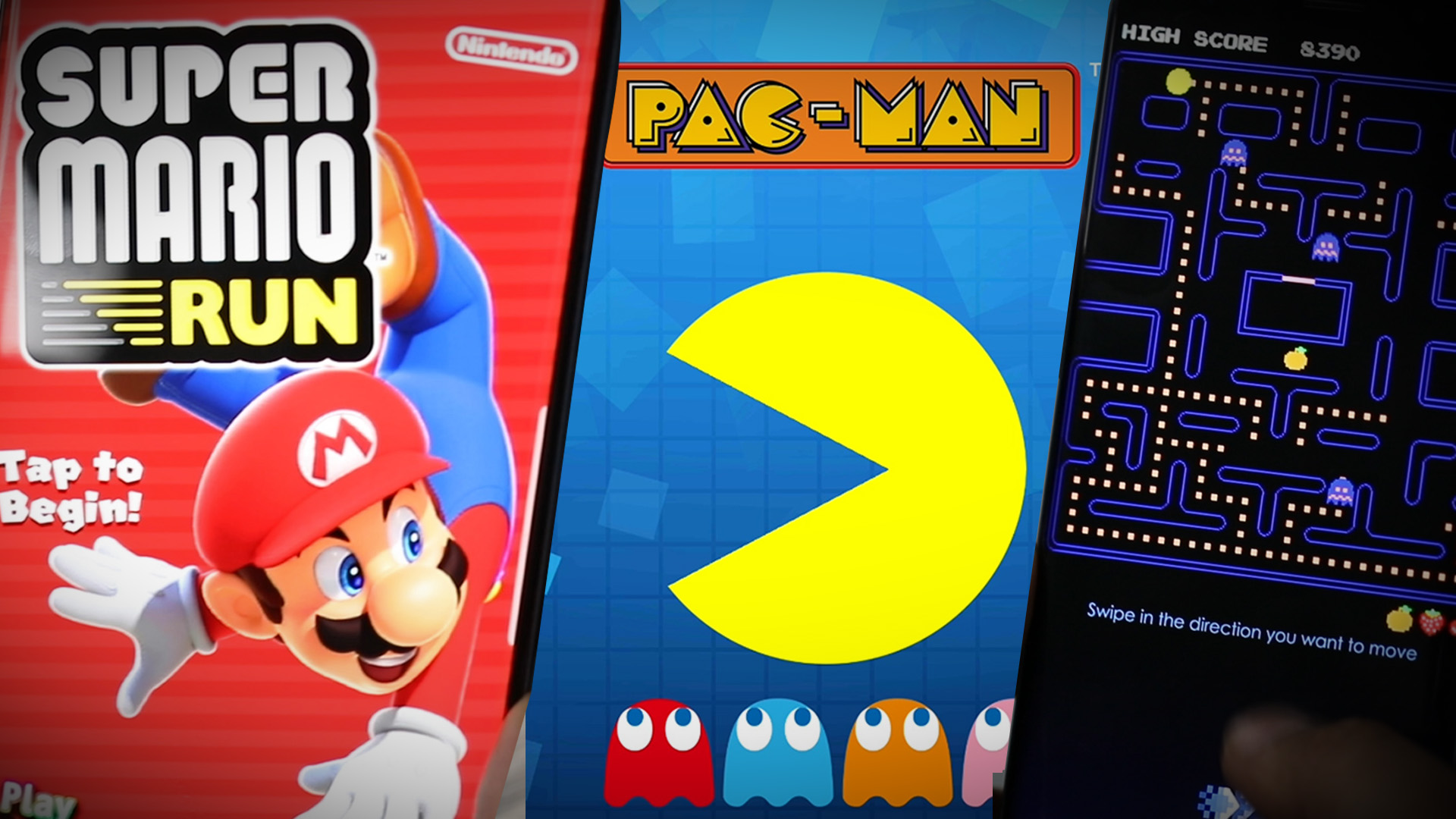 Classic '90s Games On Android - Pacman , HD Wallpaper & Backgrounds