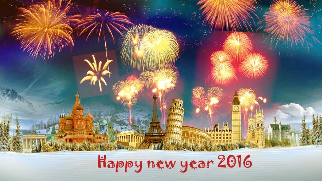 Happy New Year 2016 Animated Hd Wallpaper - Happy New Year 2019 Beautiful , HD Wallpaper & Backgrounds