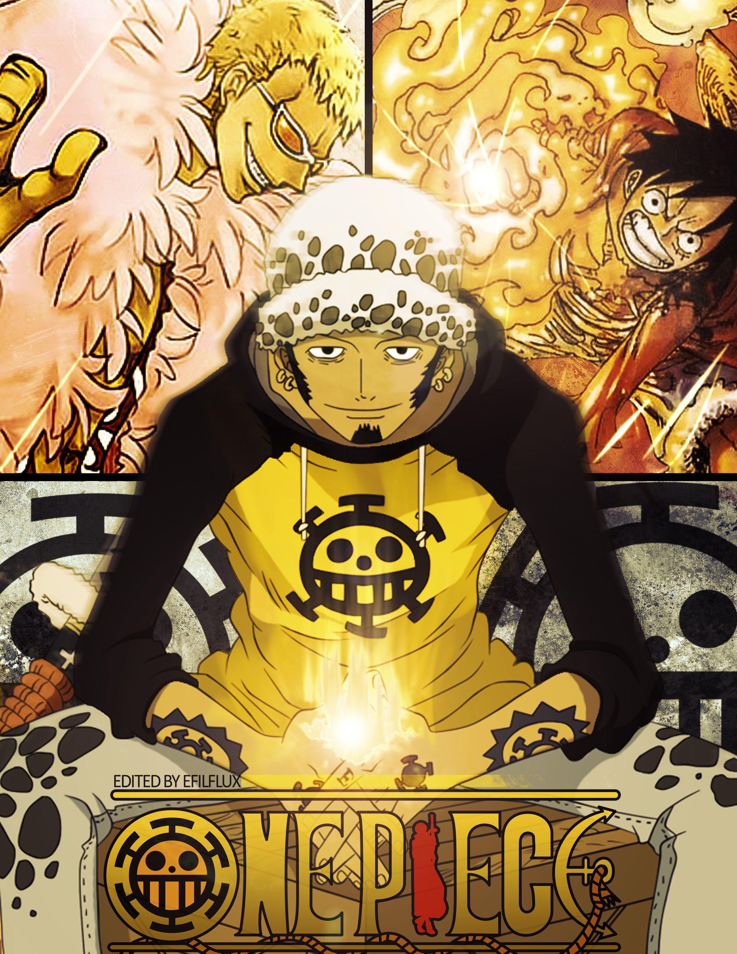 Trafalgar Law, edits, fanart, anime HD phone wallpaper