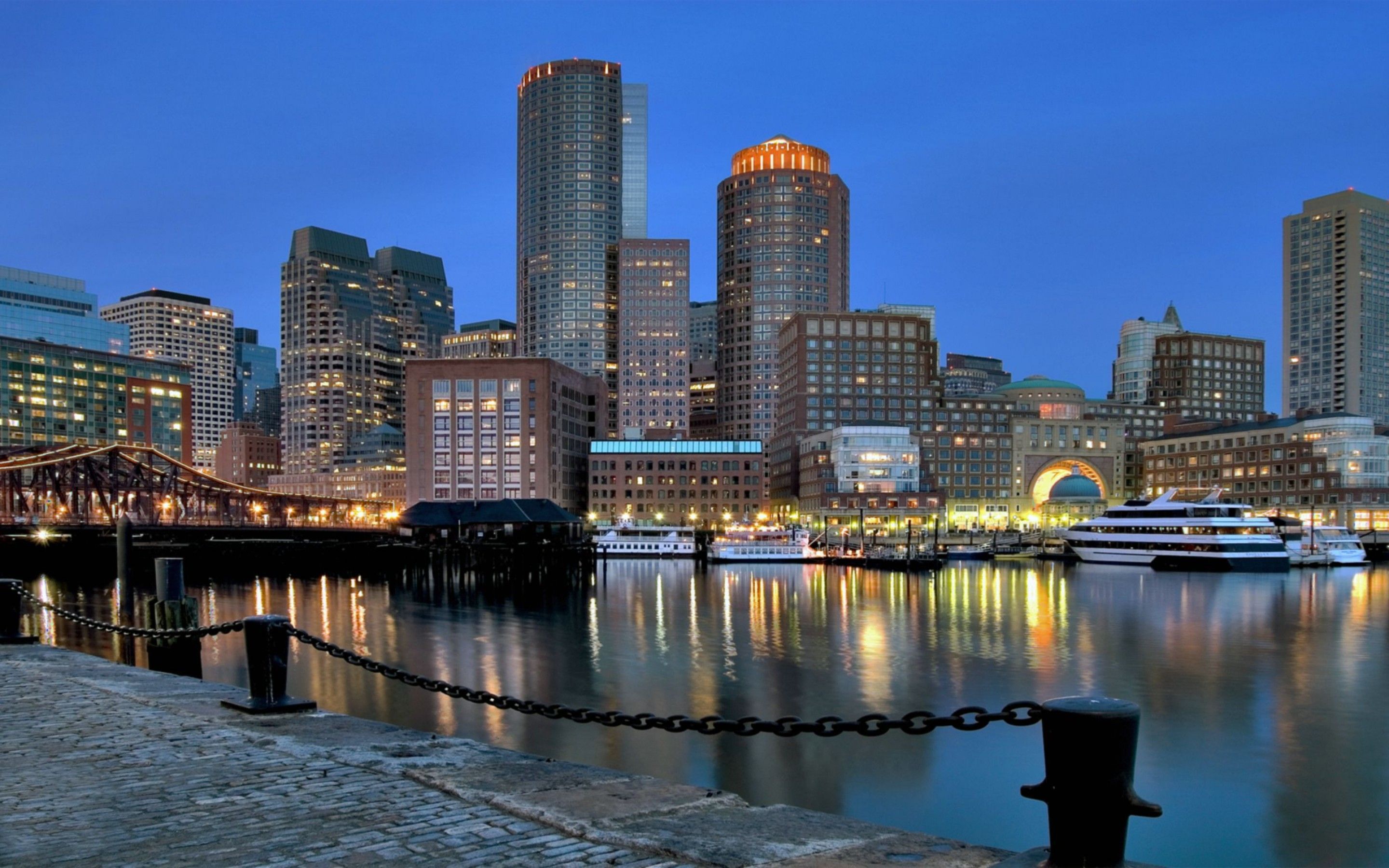Boston Skyline Wallpapers - High Resolution Boston Skyline , HD Wallpaper & Backgrounds