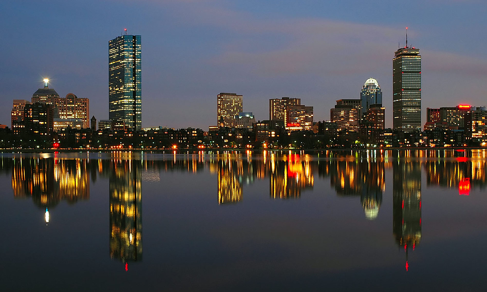 Boston Skyline Desktop Picture City Of Boston Background