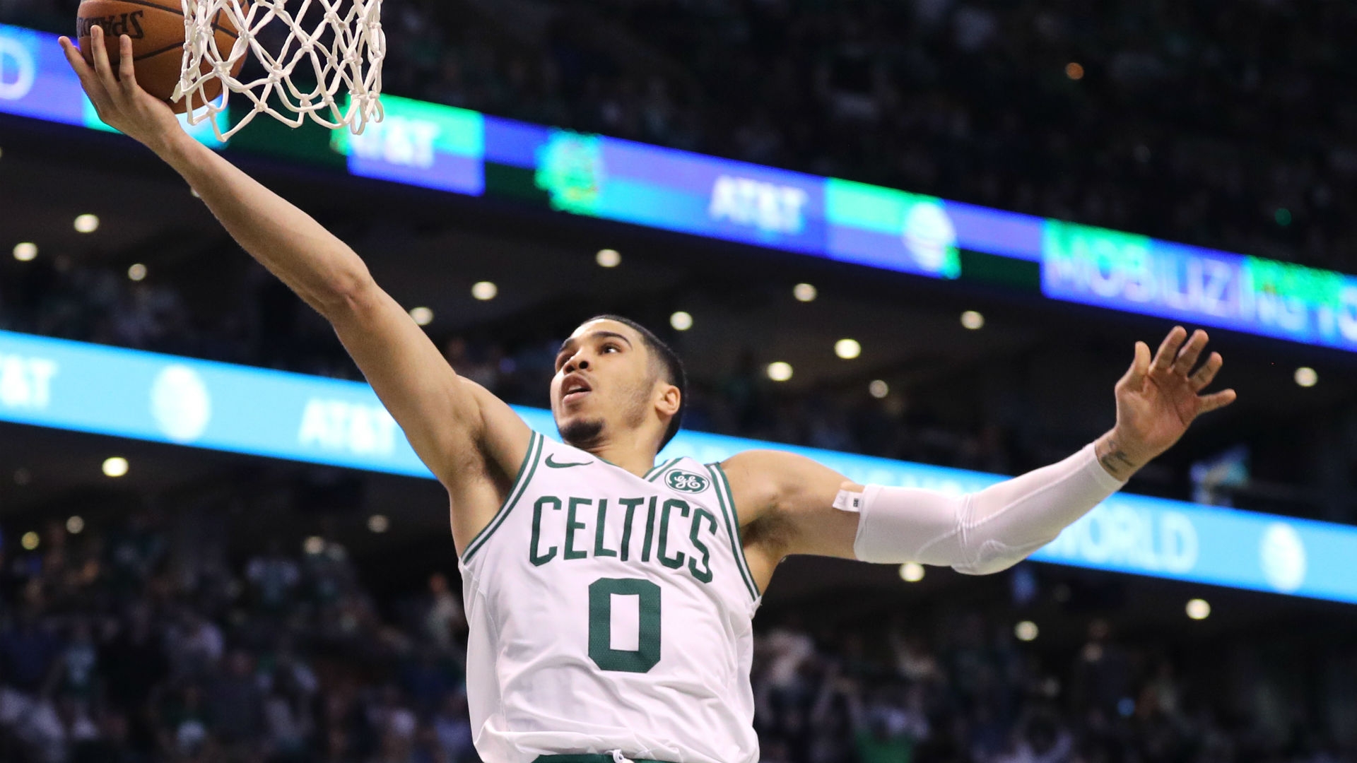 Boston Celtics' Jayson Tatum - Jayson Tatum , HD Wallpaper & Backgrounds