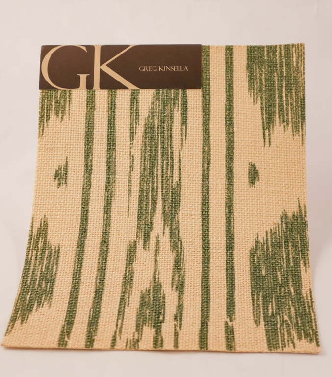 Greg Kinsella Jute Wallpaper Sample- Andeau In Green - Cross-stitch , HD Wallpaper & Backgrounds