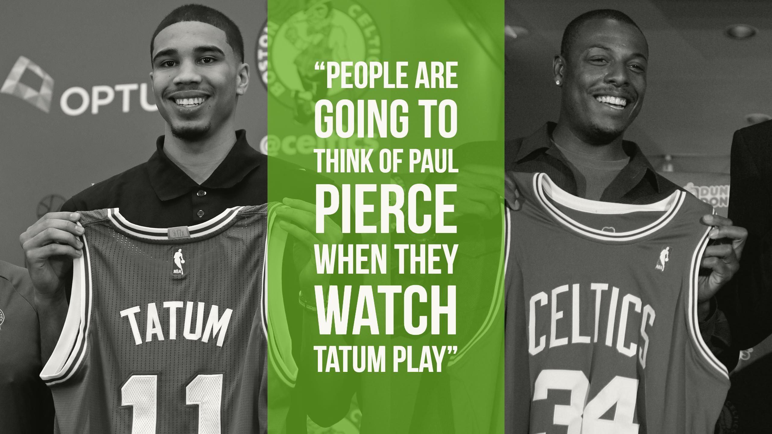 'people Are Going To Think Of Paul Pierce When They - Jayson Tatum Paul Pierce , HD Wallpaper & Backgrounds