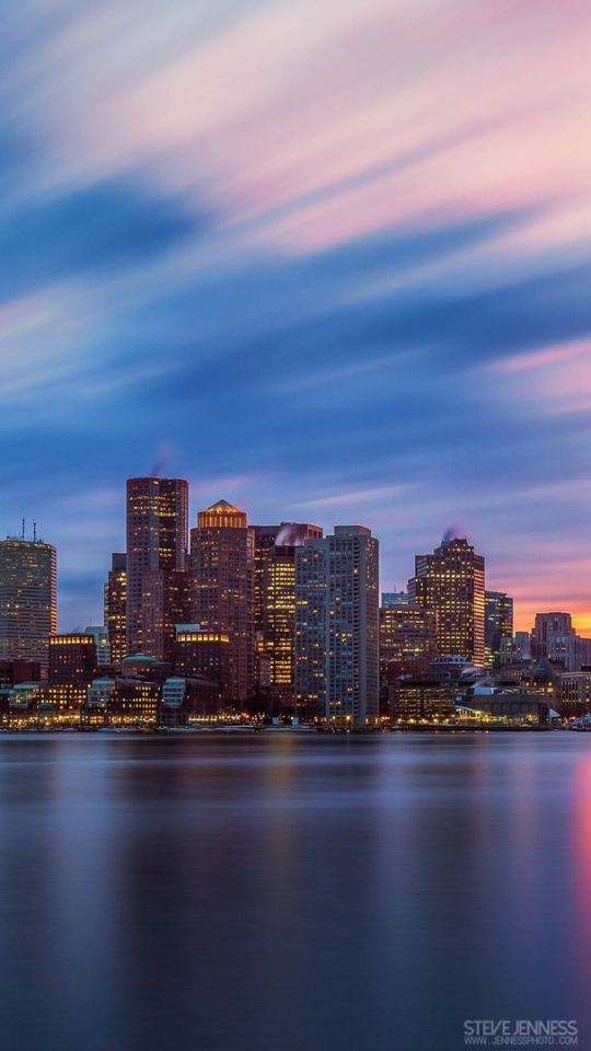 Sky, Horizon, East Boston, Reflection, Skyline Wallpaper - Boston Harbor , HD Wallpaper & Backgrounds