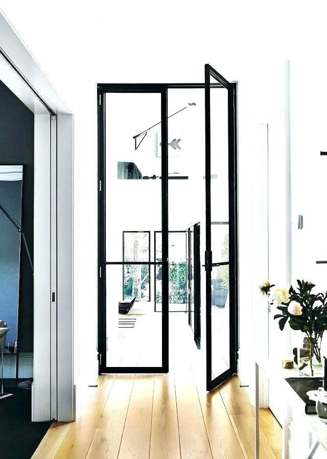 Black And White Hallway Ideas Black And White Hallway - Interior Glass Door Designs , HD Wallpaper & Backgrounds