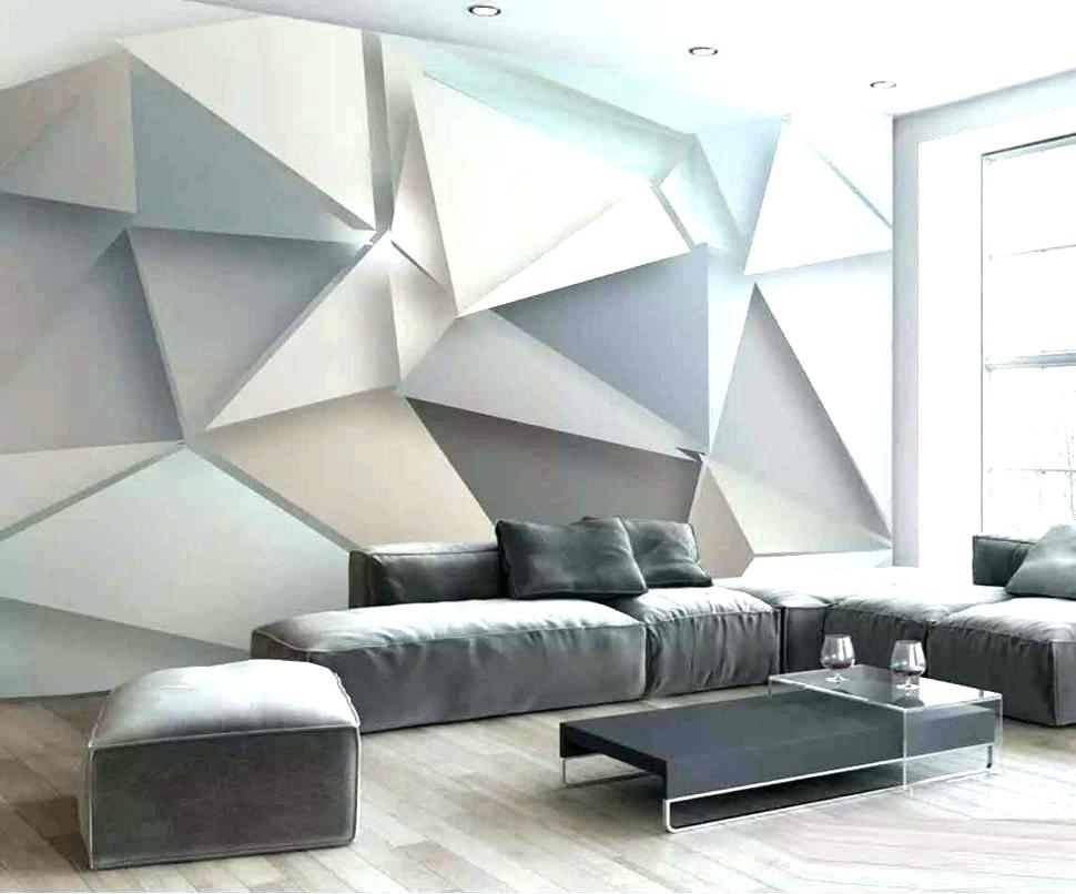 Cool Wallpaper Designs Wallpapers Designs For Living - Geometric Interior Living Room Design , HD Wallpaper & Backgrounds
