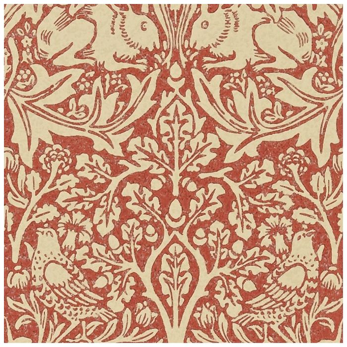 William Morris Brother Rabbit Fabric , HD Wallpaper & Backgrounds