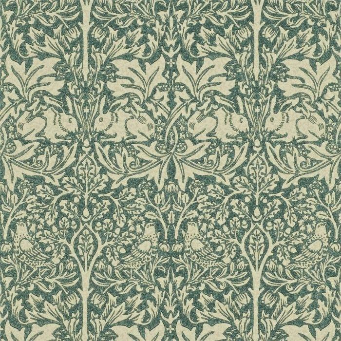 William Morris Wallpaper Rabbit Wallpaper William Morris - William Morris Wallpaper Brer Rabbit , HD Wallpaper & Backgrounds