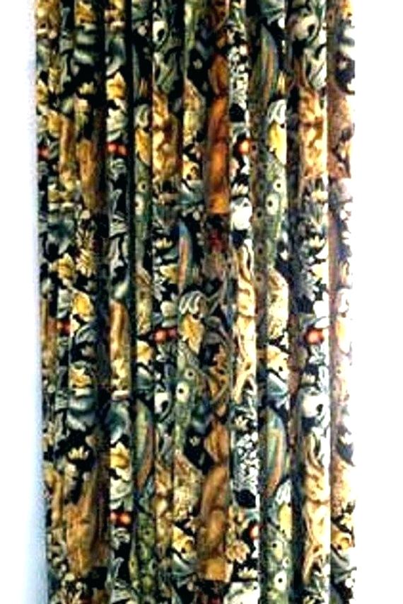 Curtains Fabric Forest Charcoal William Morris Amazon - Tapestry , HD Wallpaper & Backgrounds