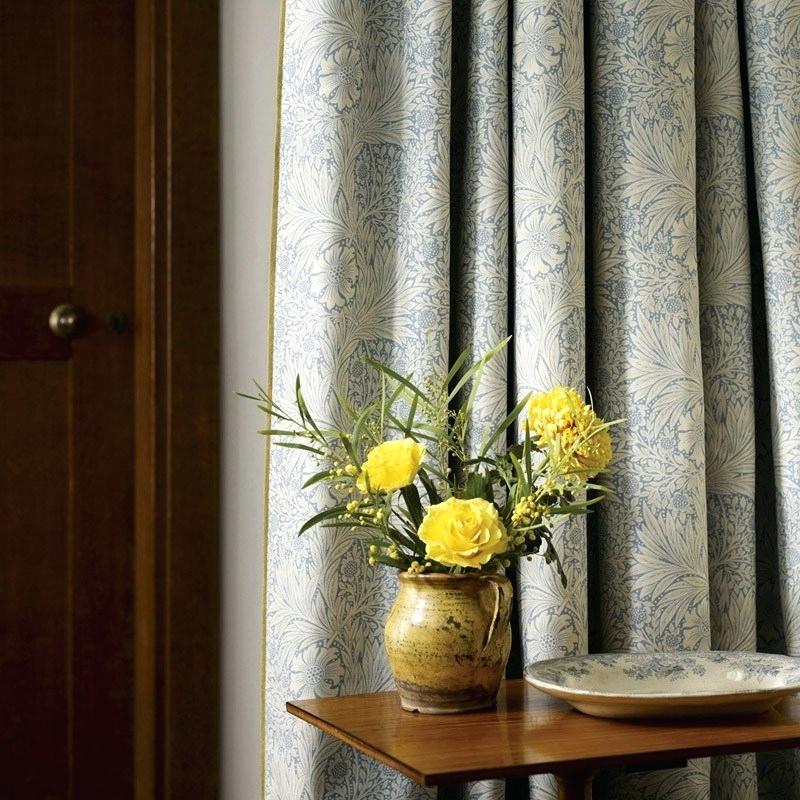 William Morris Curtains Marigold Linen Olive William - William Morris Marigold Curtains , HD Wallpaper & Backgrounds