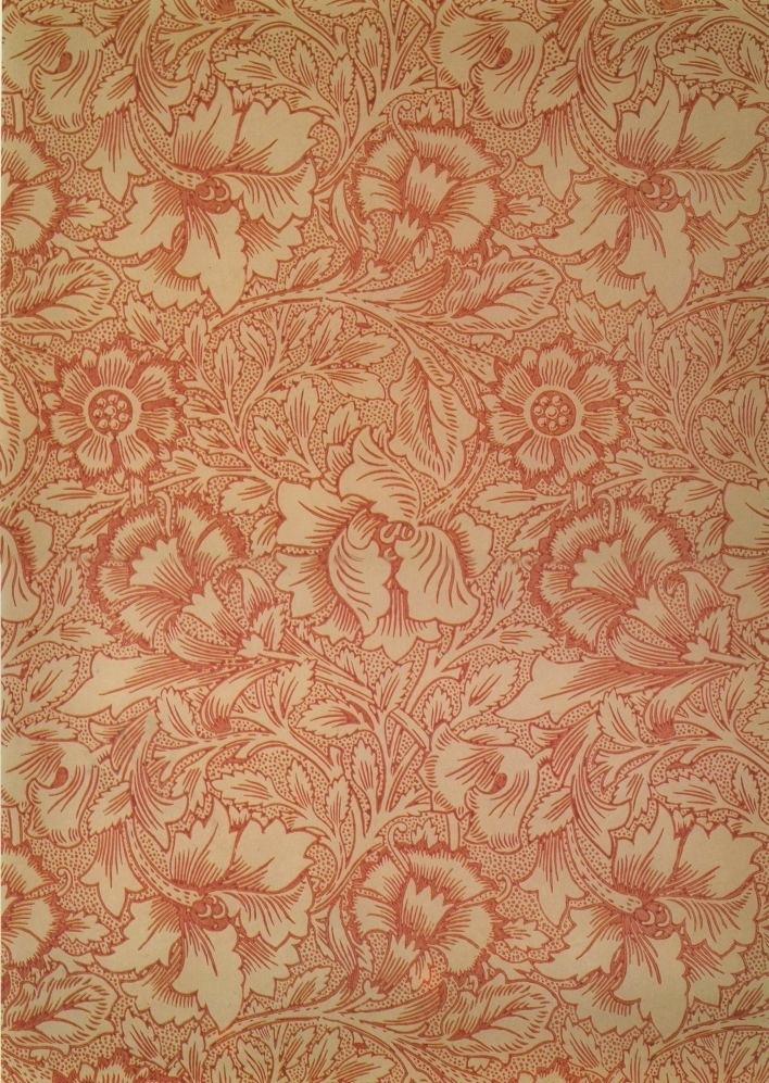 William Morris Wallpaper Poppy , HD Wallpaper & Backgrounds