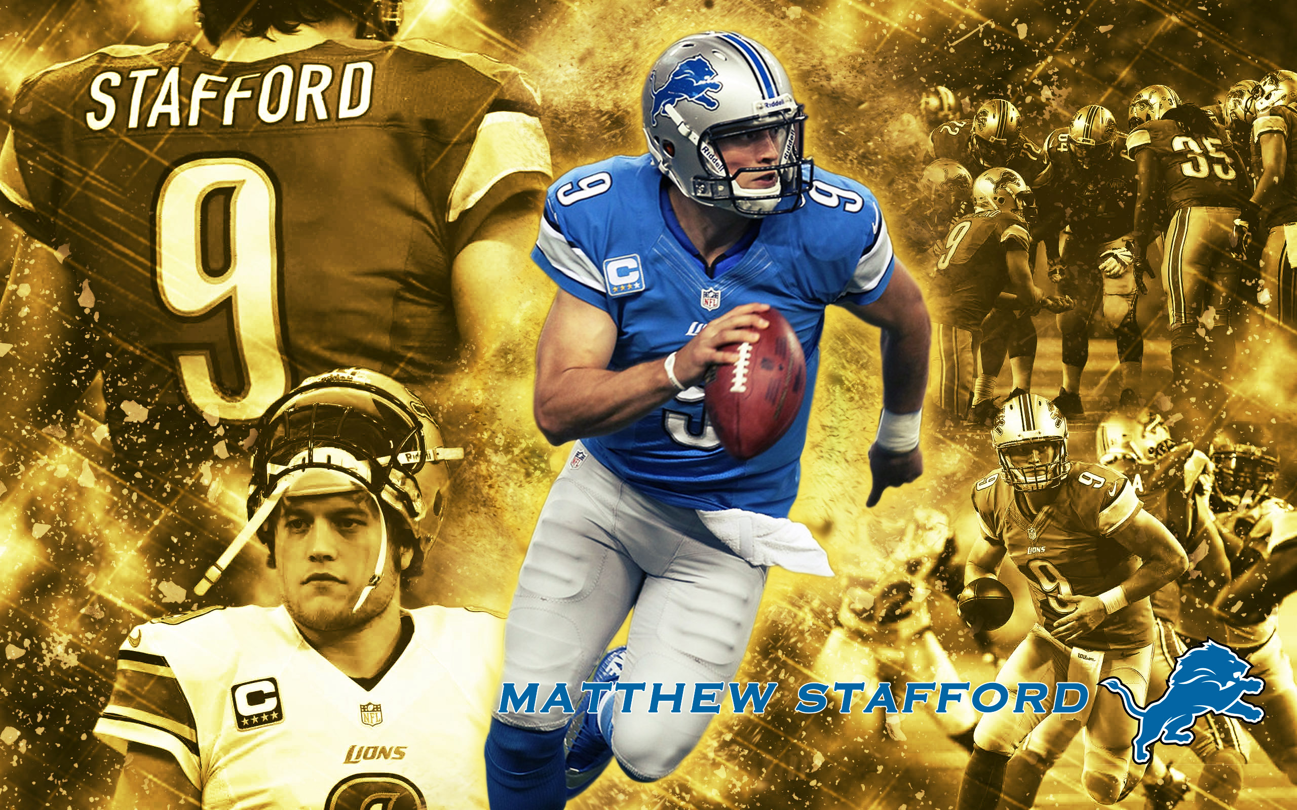 View Larger Image - Matthew Stafford And Golden Tate , HD Wallpaper & Backgrounds