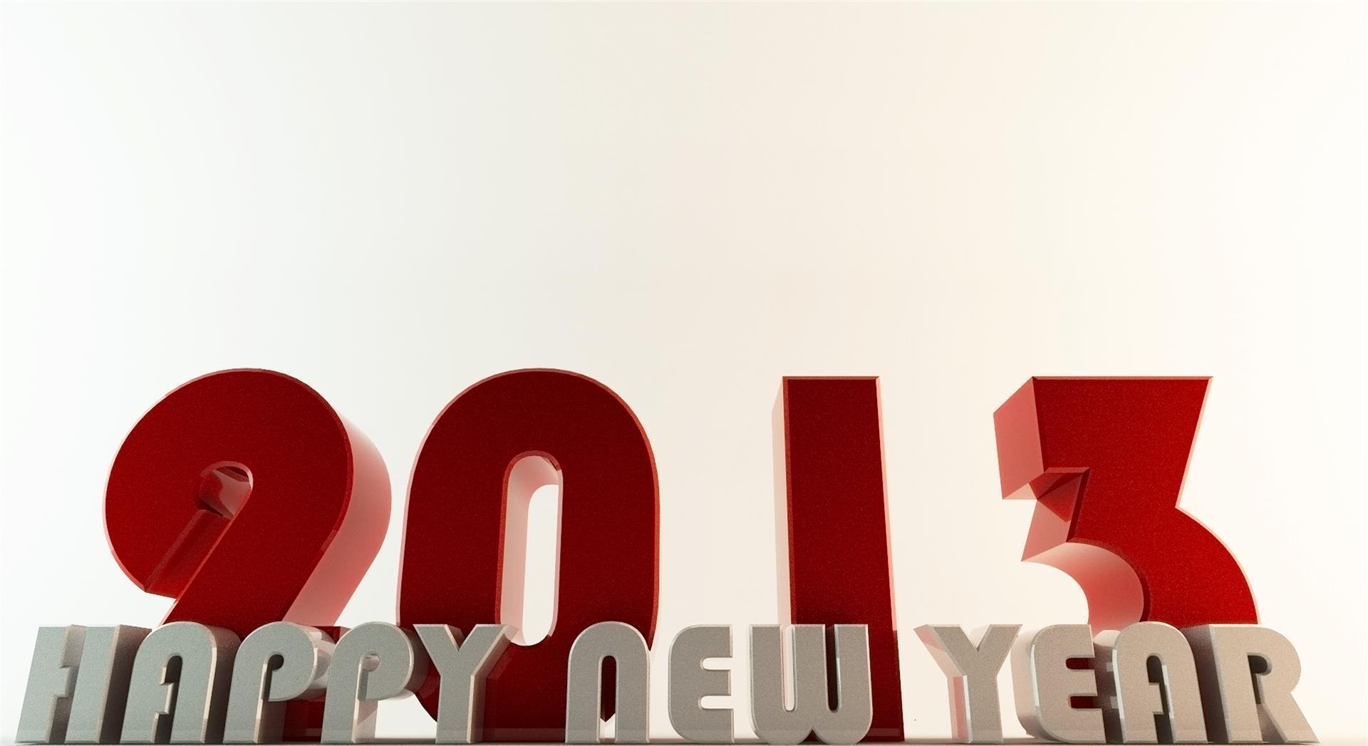 Happy New Year 2013 3d Wallpaper - Graphic Design , HD Wallpaper & Backgrounds