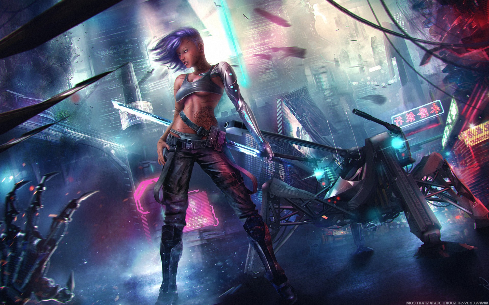 Asian Cyberpunk - Cyberpunk 2077 , HD Wallpaper & Backgrounds