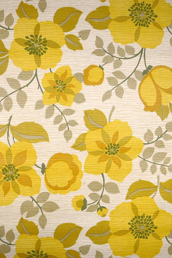 Retro Vintage Floral Wallpaper - Vintage Retro Floral , HD Wallpaper & Backgrounds