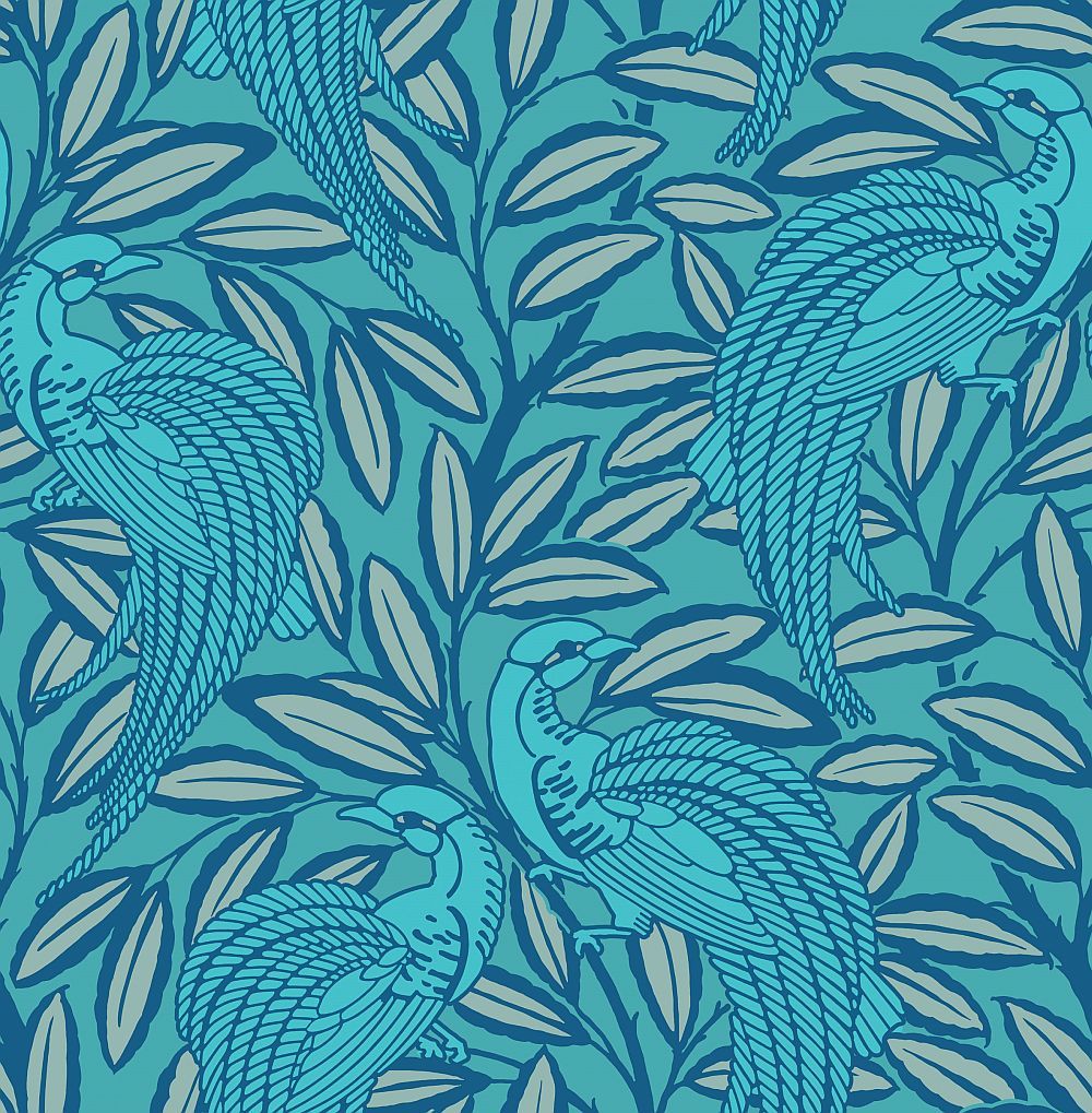 Tailfeather Flock Peacock Blue Wallpaper By A Shade - Wallpaper , HD Wallpaper & Backgrounds
