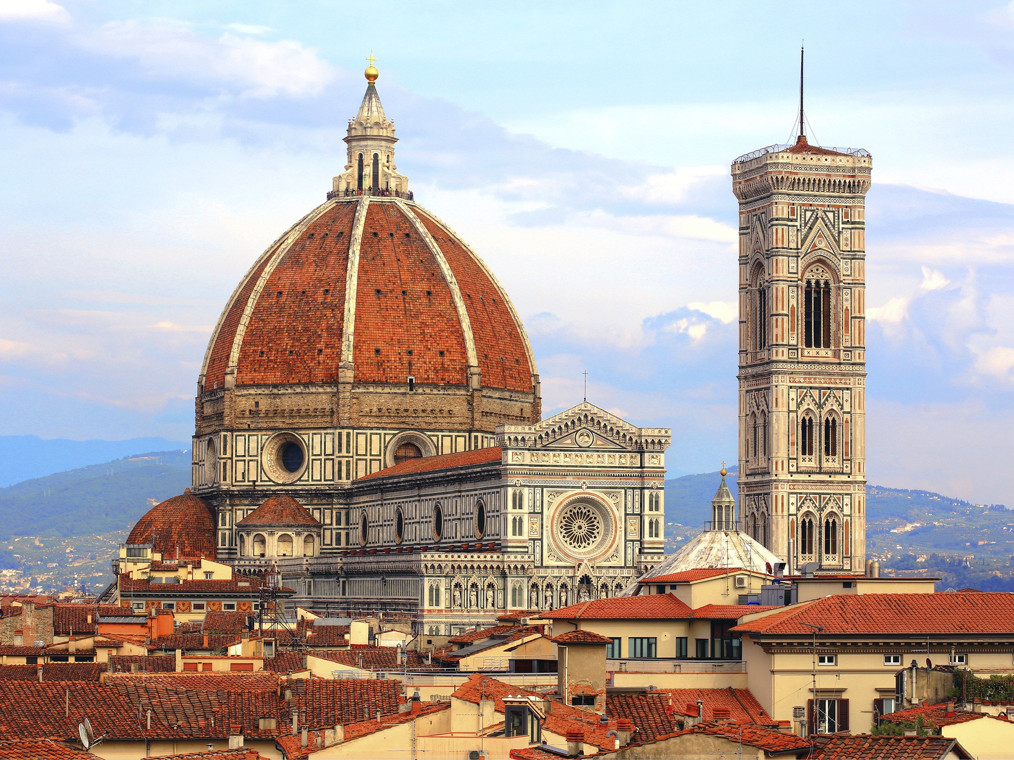 Duomo Cathedral Hd Wallpaper - Piazza Del Duomo, Florence , HD Wallpaper & Backgrounds