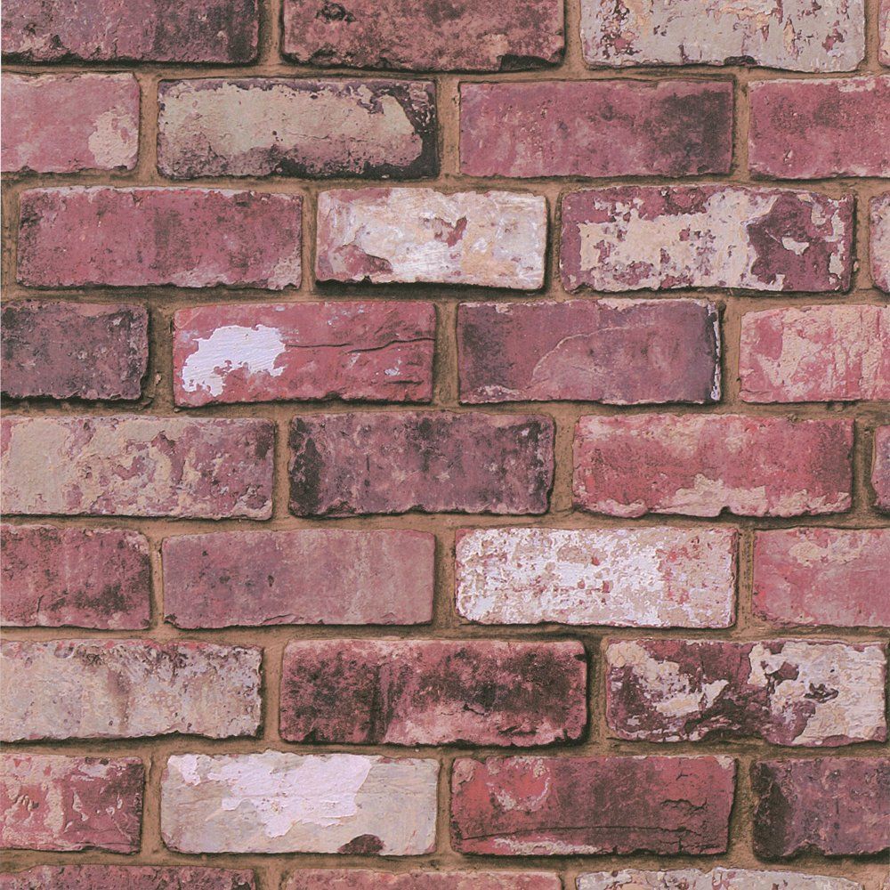 Graham & Brown Hemingway Brick Wallpaper Red Brick - Red Brick Wall Paper , HD Wallpaper & Backgrounds