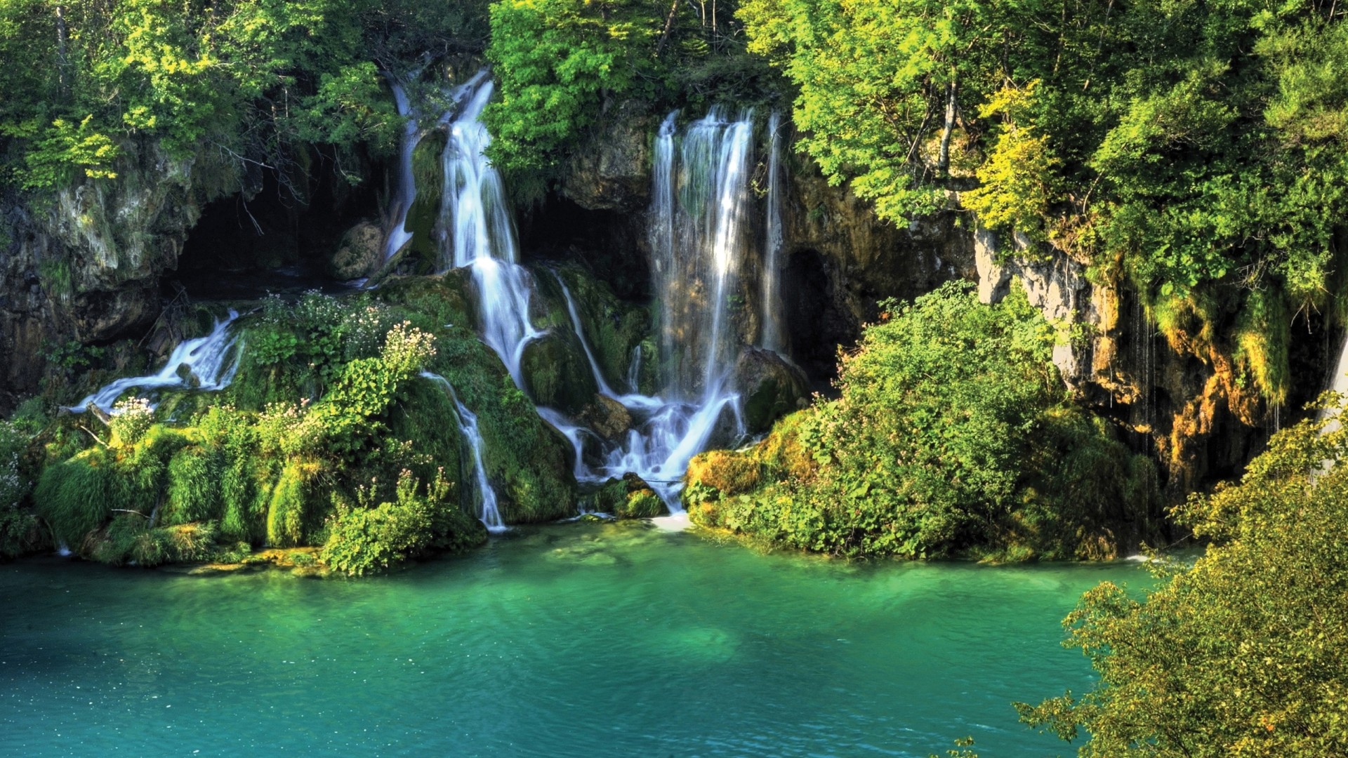 - - Jungle Waterfall , HD Wallpaper & Backgrounds