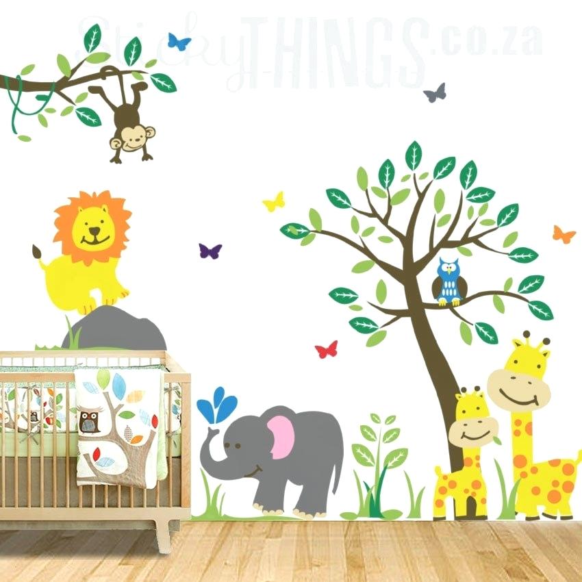 Jungle Baby Room Wall , HD Wallpaper & Backgrounds