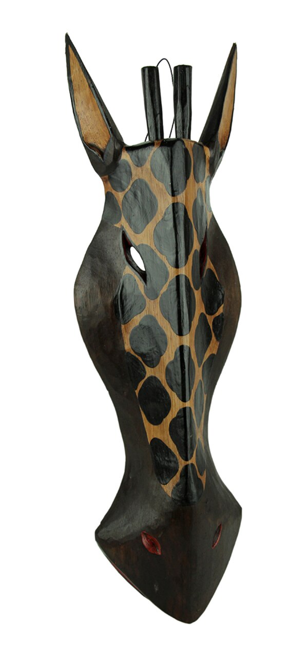 African Giraffe Jungle Mask Africa Decor Wall Hanging - Deer , HD Wallpaper & Backgrounds