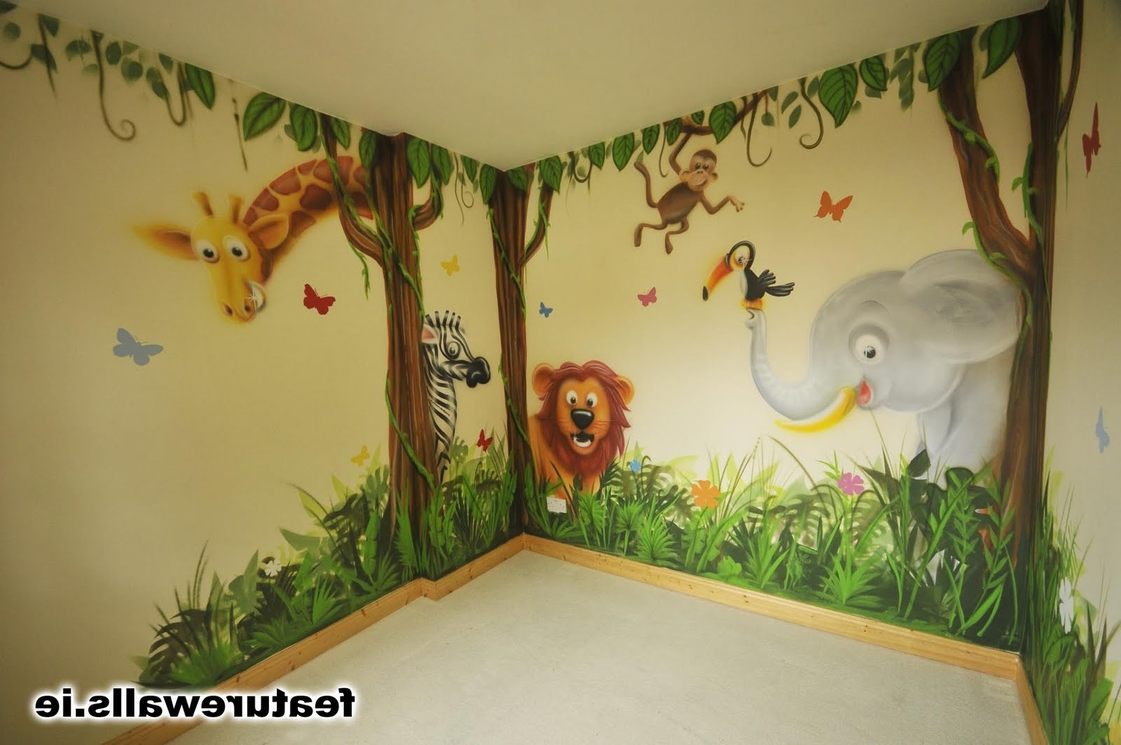 18 Jungle Wallpaper Kids Room Aliexpress Buy Big Jungle - Wall , HD Wallpaper & Backgrounds