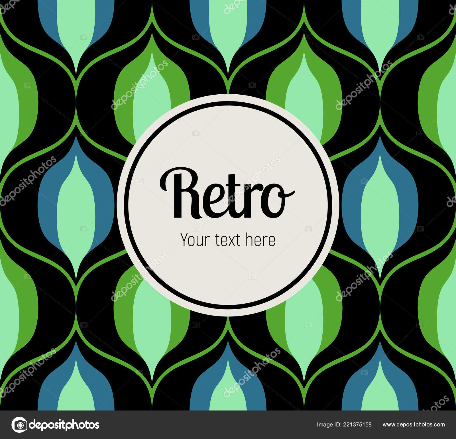 Seamless Retro Pattern Style Sixties Art Deco Vintage - Retro Style , HD Wallpaper & Backgrounds