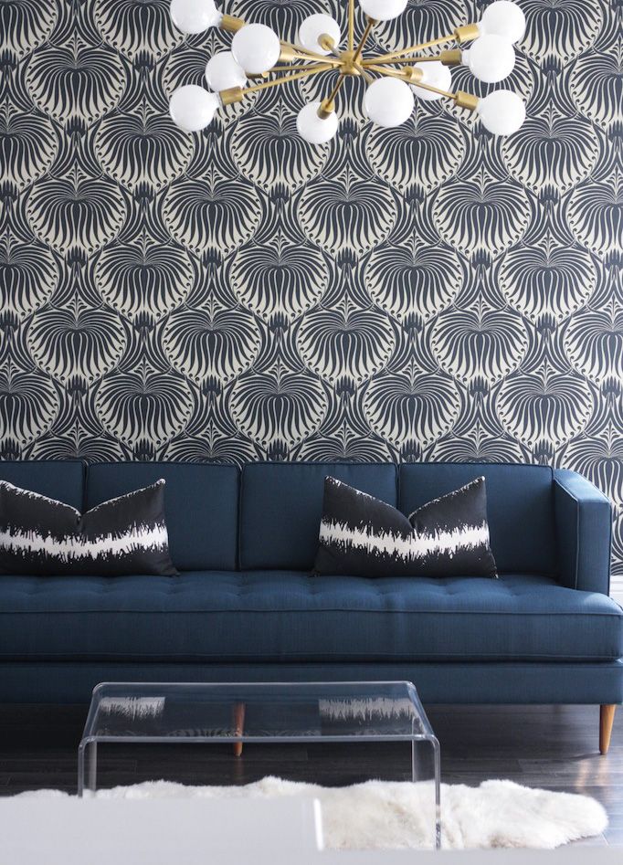 Art Deco Inspired Wall Paper Would Love This In Farrow