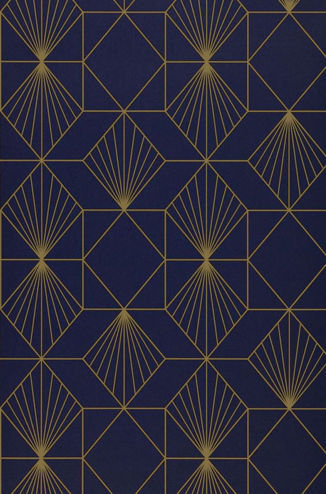 Navy With Rose Gold Would Be Stunning - Geometric Art Deco Patterns , HD Wallpaper & Backgrounds