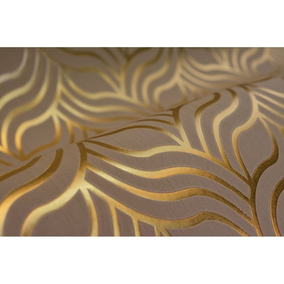 Astoria Art Deco Wallpaper Avec Art Art Deco Wall Paper - Muriva Precious Silks Art Deco Wallpaper Beige Gold , HD Wallpaper & Backgrounds