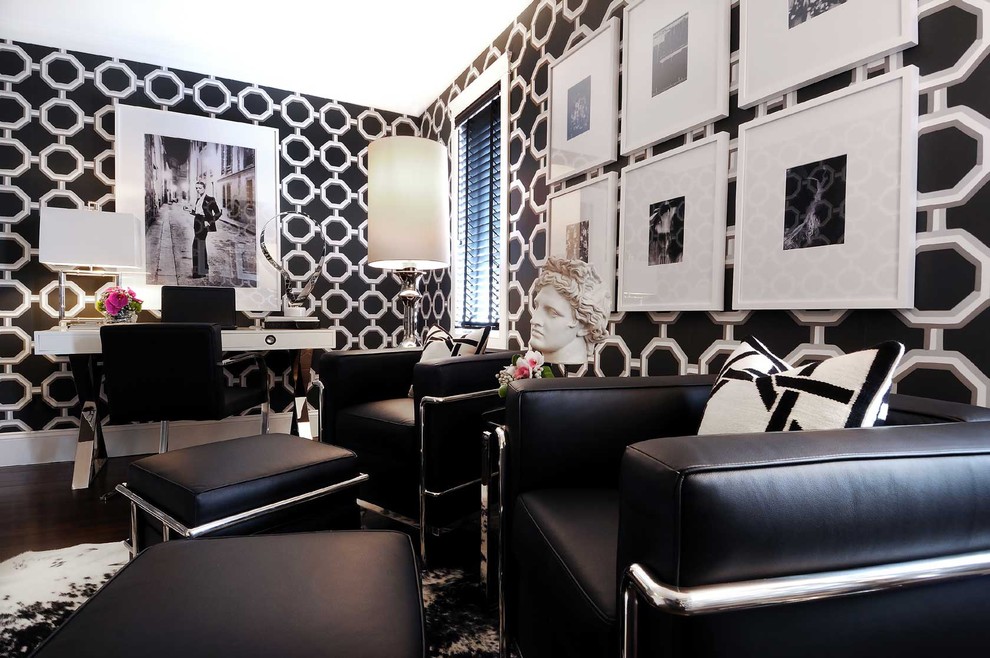 Ostentatious Art Deco Inspired Furniture - Black Wallpaper For Office , HD Wallpaper & Backgrounds